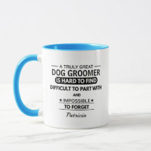 Personalisierter Hundepfleger-Schätzungskaffee