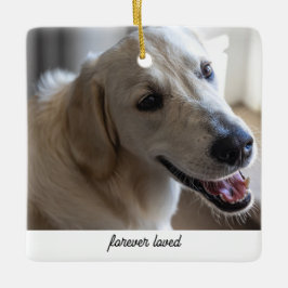 Personalisierter Hundeschenker Keramikornament