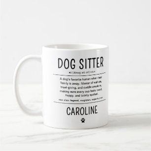 Personalisierter Hundesitter Haustiersitter Lustig Kaffeetasse