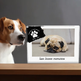 Personalisierter Hundespeicher-Geschenk für Hausti Fotoblock
