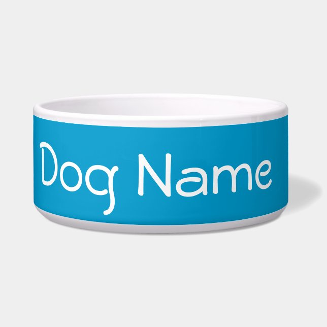 Personalisierter Hundeteller Napf (Vorderseite)