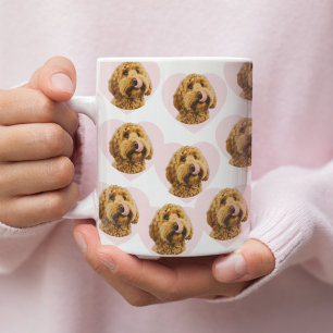 Personalisierter Hundfoto-Valentinsbecher   Indivi Kaffeetasse