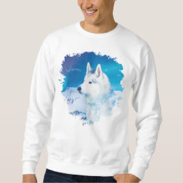 Personalisierter Husky-Hund Sweatshirt