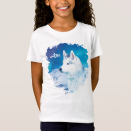 Personalisierter Husky-Hund T-Shirt