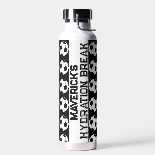 Personalisierter Hydrationspause-Fußball Trinkflasche
