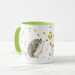 Personalisierter Igel mit zwei Tönen Tasse