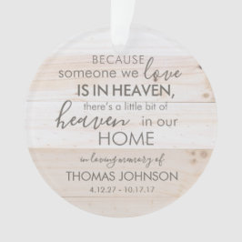 Personalisierter in Himmelsakrylorischer Ornament