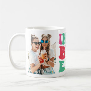 Personalisierter „In My BFF Era“-Retro-Fotomug Kaffeetasse