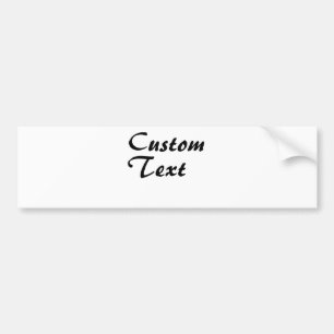 Personalisierter individuelle Name   Autoaufkleber