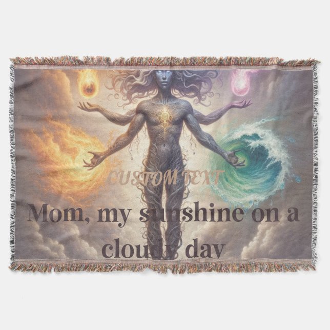 Personalisierter Individuelle Name Blanket Decke (Vorderseite)