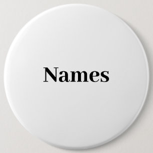 Personalisierter individuelle Name Button