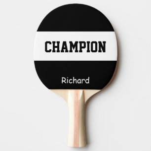 Personalisierter Individuelle Name-Champion Tischtennis Schläger