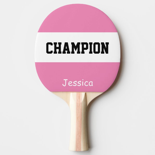 Personalisierter Individuelle Name-Champion Tischtennis Schläger (Vorderseite)