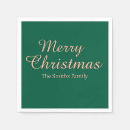 Personalisierter Individuelle Name Moderne frohe W Serviette