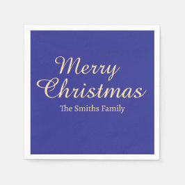 Personalisierter Individuelle Name Moderne frohe W Serviette