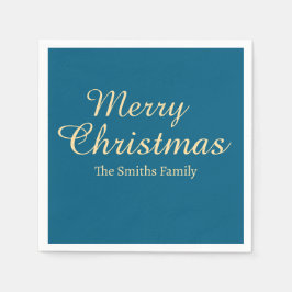 Personalisierter Individuelle Name Moderne frohe W Serviette