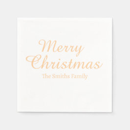 Personalisierter Individuelle Name Moderne frohe W Serviette