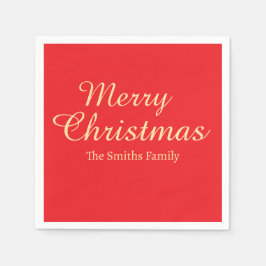 Personalisierter Individuelle Name Moderne frohe W Serviette