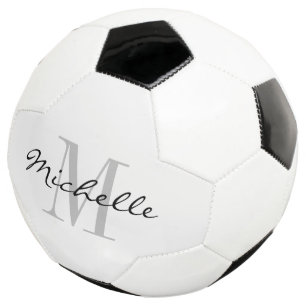 Personalisierter individuelle Name-Monogramm-Fußba Fußball