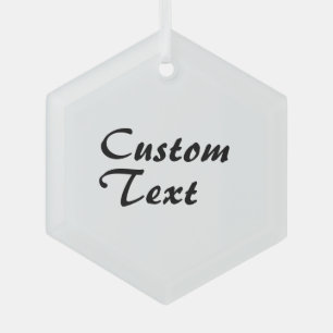 Personalisierter individuelle Name Ornament Aus Glas