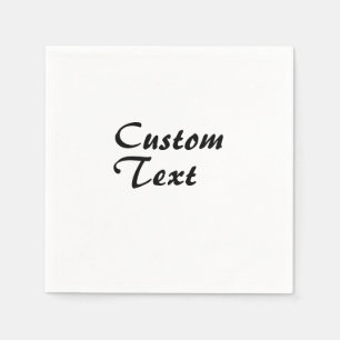 Personalisierter individuelle Name Serviette