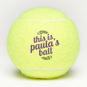 Personalisierter Individuelle Name Tennisbälle