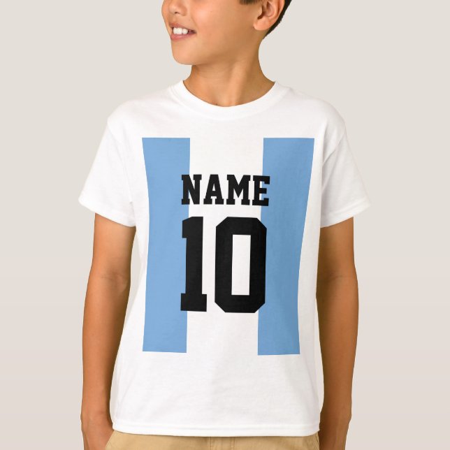 Personalisierter individuelle Name und Nummer Arge T-Shirt (Vorderseite)