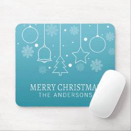 Personalisierter Individuelle Name Weihnachten | M Mousepad