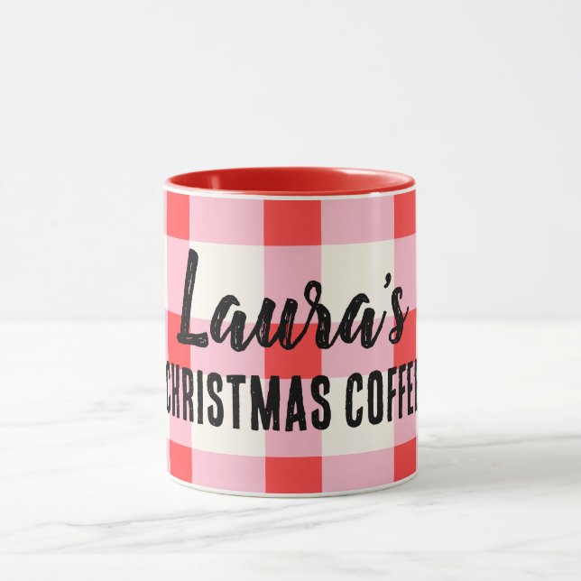Personalisierter Individuelle Name Weihnachts-Tass Tasse (Zentrum)