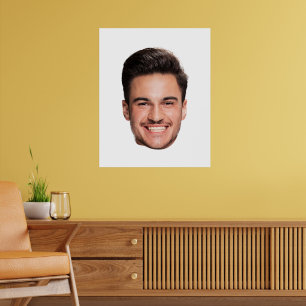Personalisierter individueller Gesichtsvater Poster