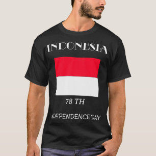 Personalisierter indonesischer Unabhängigkeitstag  T-Shirt