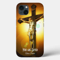 Personalisierter iPhone-Fall Jesus Cross