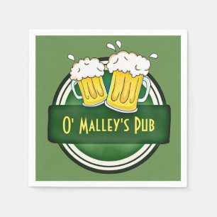 Personalisierter irischer Pub Serviette