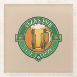Personalisierter irischer Pub-Untersetzer mit benu Glasuntersetzer