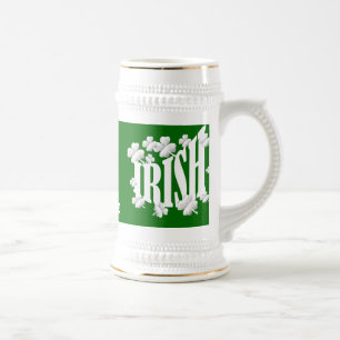 Personalisierter irischer Text Bierglas