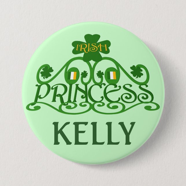 Personalisierter Irish Button (Vorderseite)