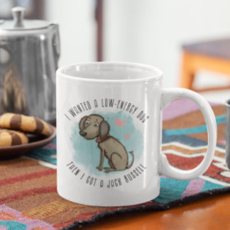 Personalisierter Jack Russell Besitzer, Mama, Papa Kaffeetasse
