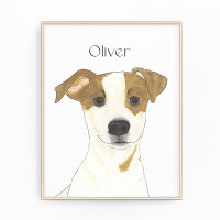 Personalisierter Jack Russell Terrier Art