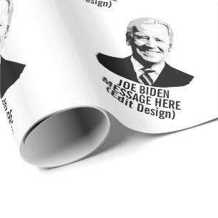 Personalisierter Joe Biden Geschenkpapier