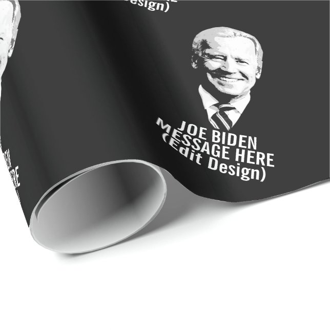 Personalisierter Joe Biden Geschenkpapier (Rolleneckpunkt)