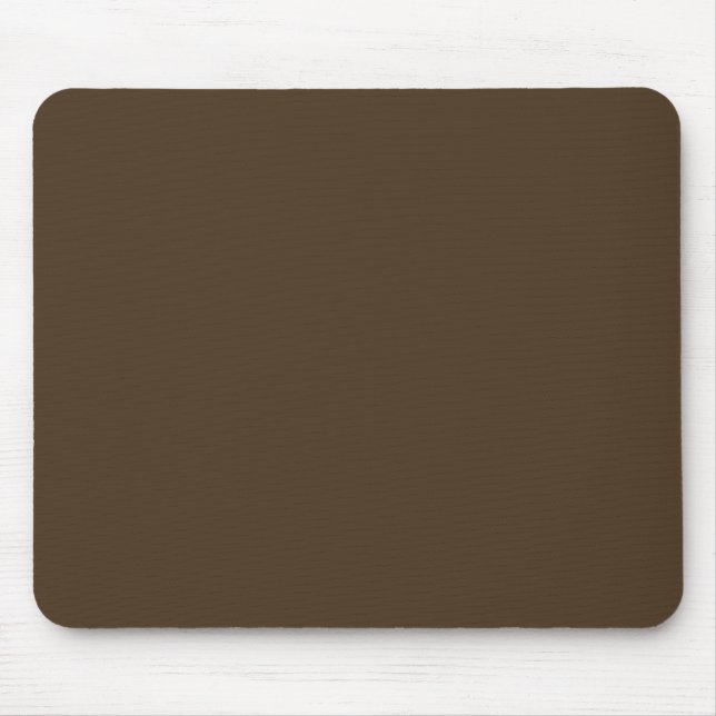 Personalisierter Kaffee Brown Single gefärbt Mousepad (Vorne)