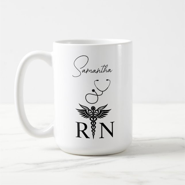 Personalisierter Kaffee-Cup, Geschenk für Krankens Kaffeetasse (Links)