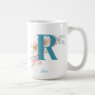 Personalisierter Kaffee Tasse Buchstabe R