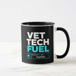 Personalisierter Kaffeebecher für Tierarzthelfer Tasse