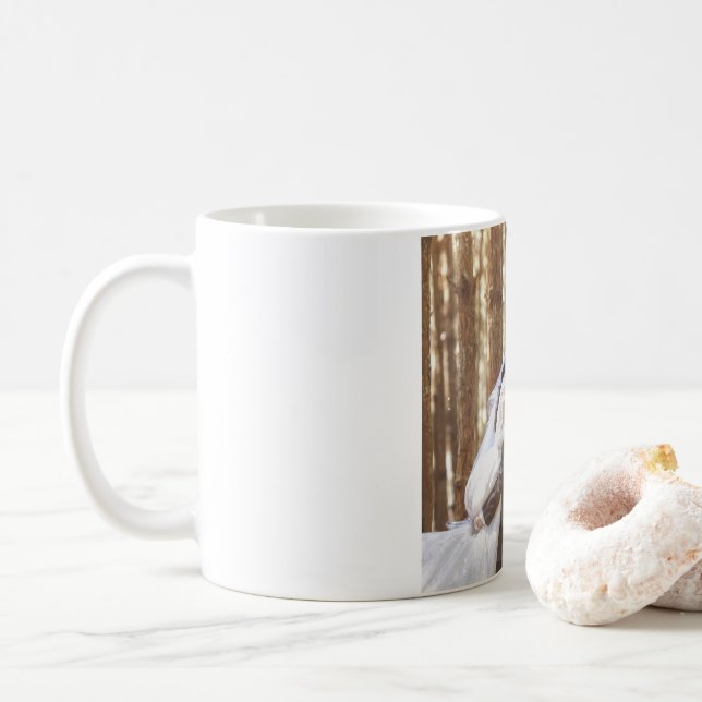 Personalisierter Kaffeebecher | Individueller Bech Kaffeetasse (Mit Donut)