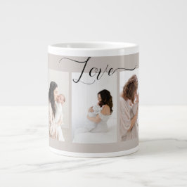 Personalisierter Kaffeebecher mit Familienerinneru Jumbo-Tasse