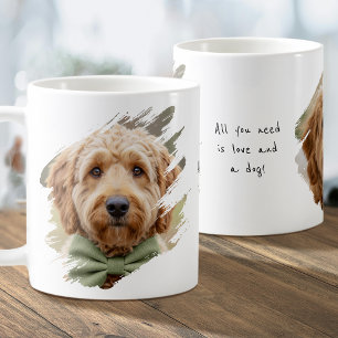 Personalisierter Kaffeebecher mit Hundebild Gesche Kaffeetasse