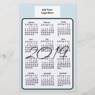 Personalisierter Kalender 2019 - benutzerdefiniert Flyer