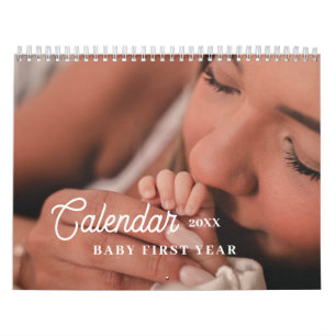 Personalisierter Kalender für das erste Lebensjahr