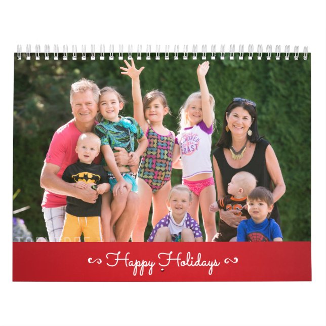 Personalisierter Kalender Roter Glücksfall Feierta (Titelbild)